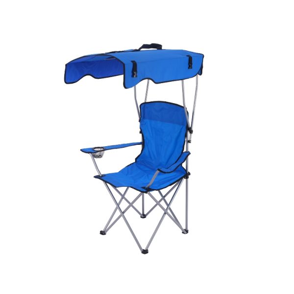 Folding chair with shed