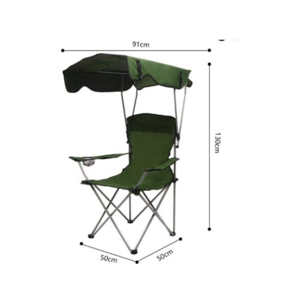 Folding chair with shed - Image 2